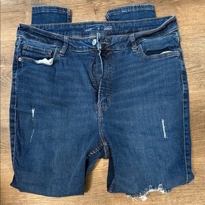 Old Navy Women's Skinny Jeans - Dark Blue